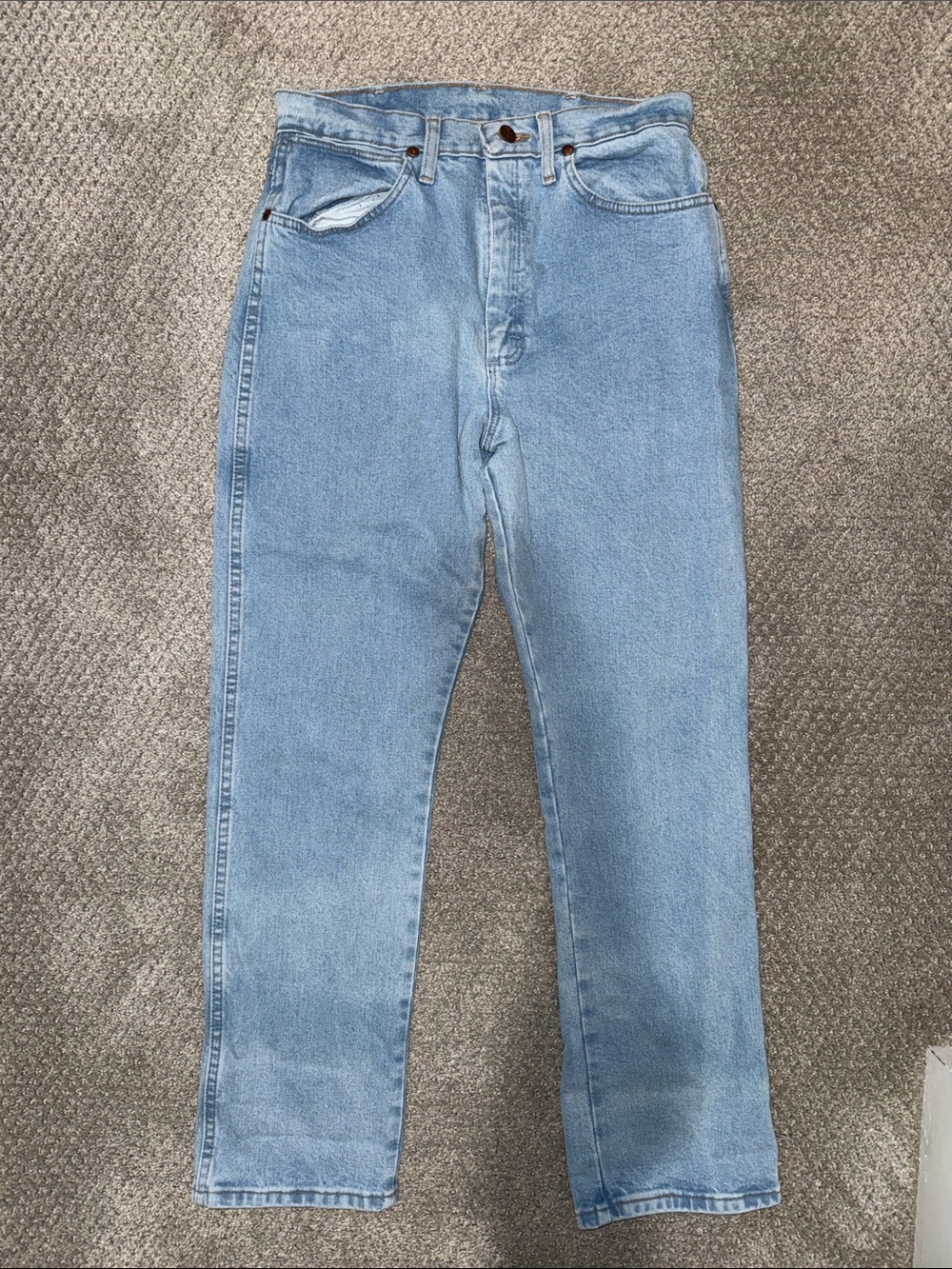 Wrangler Straight Leg Blue Jeans